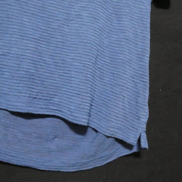 AERO - Seriously Soft Easy Tee | xs - extra small | Blue Striped Burnout Tee - Picture 7 of 14